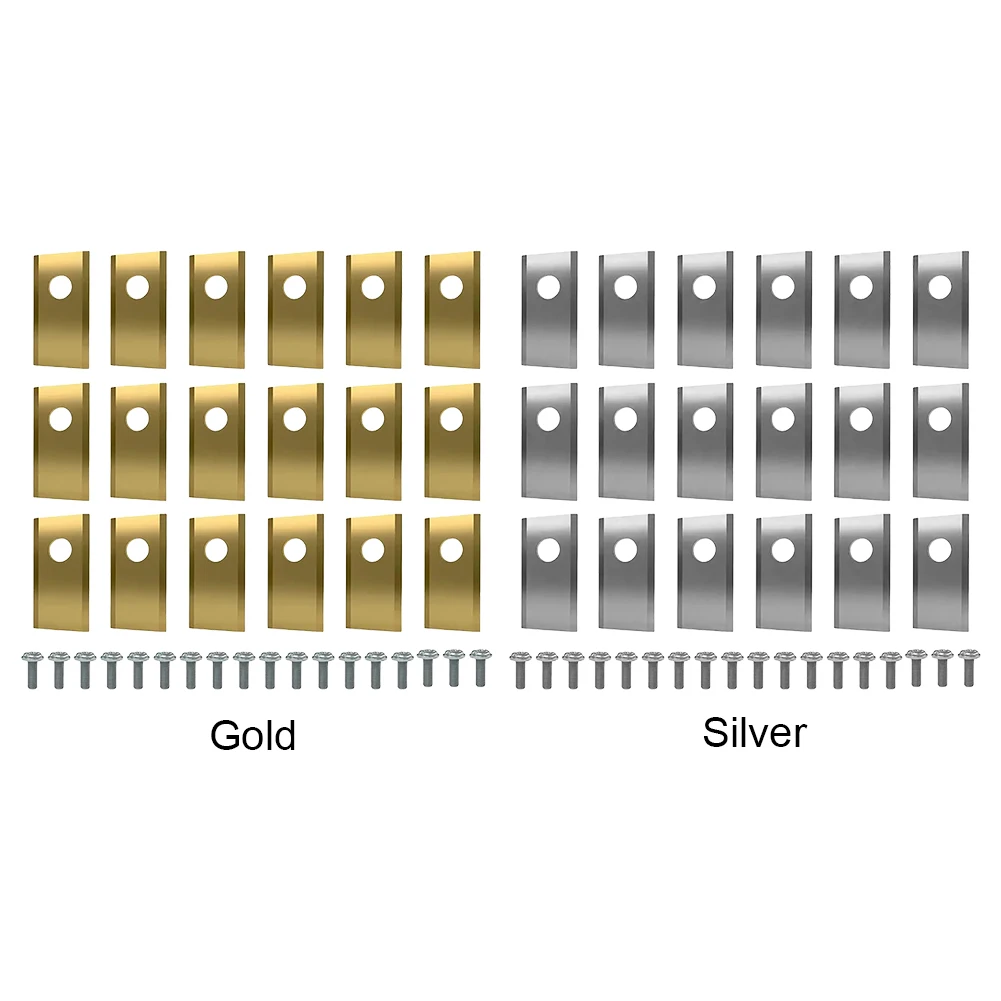 18Pcs Blades Replacement Stainless Steel Robot Mower Replacement Blade Robotic Lawn Mowers Replacement for Worx Landroid