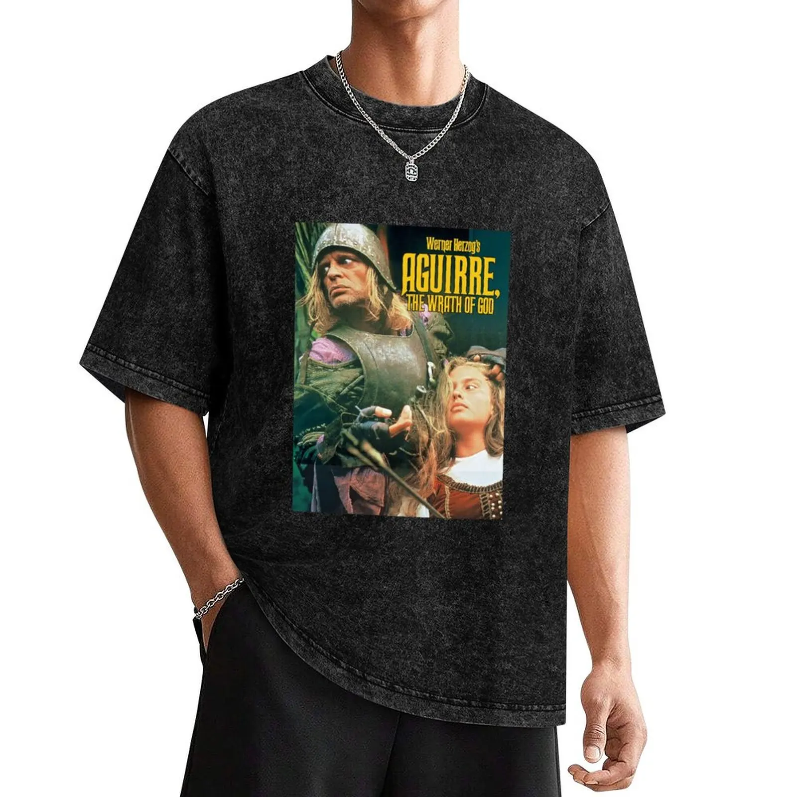 

Werner Herzog Aguirre, the Wrath of God T-Shirt graphic t shirt vintage for a boy man clothes aesthetic clothes Men's clothing