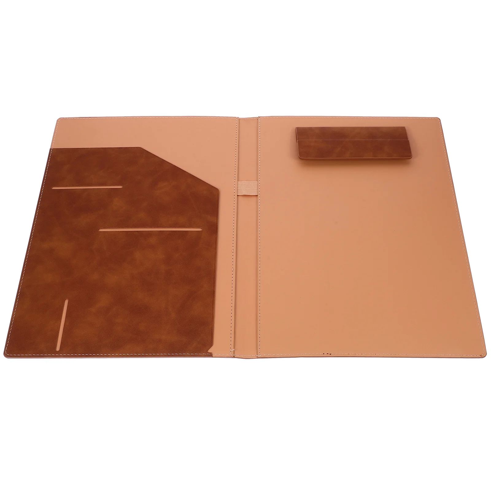 

Business Folder A4 Brown Magnetic Portfolio Document Binder File Organizer Office Interview Storage Solution Folder