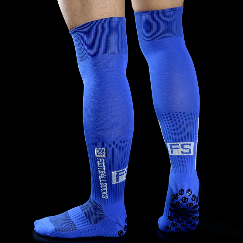 Neue lange FS-Fußballsocken für Herren und Damen, Sport, rund, Silikon, rutschfester Griff, Fußballsocken – Detail 6