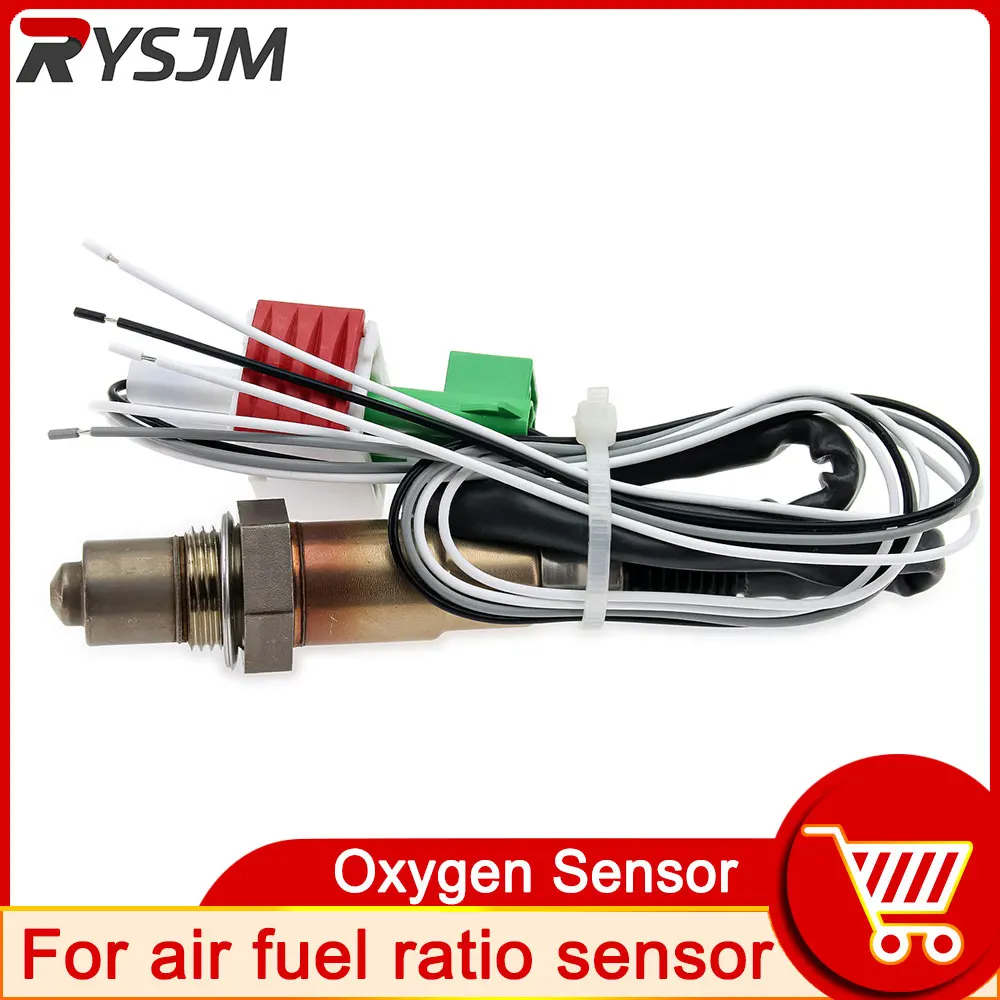 EE Universal Oxygen Sensor 4 Cables Oxygen Sensor For Air Fuel Ratio Gauge Narrowband For PEUGEOT 1007 Cars Accessories Booster