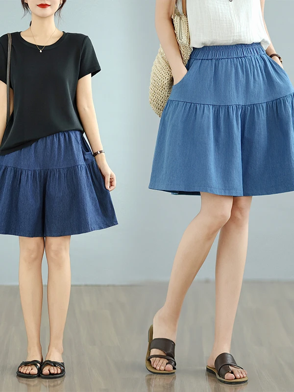 

Летние свободные посадки для похудения, тонкие джинсовые брюки, женские широкие брюки, художественные, универсальные, длина пять четвертей, повседневные, с высокой талией