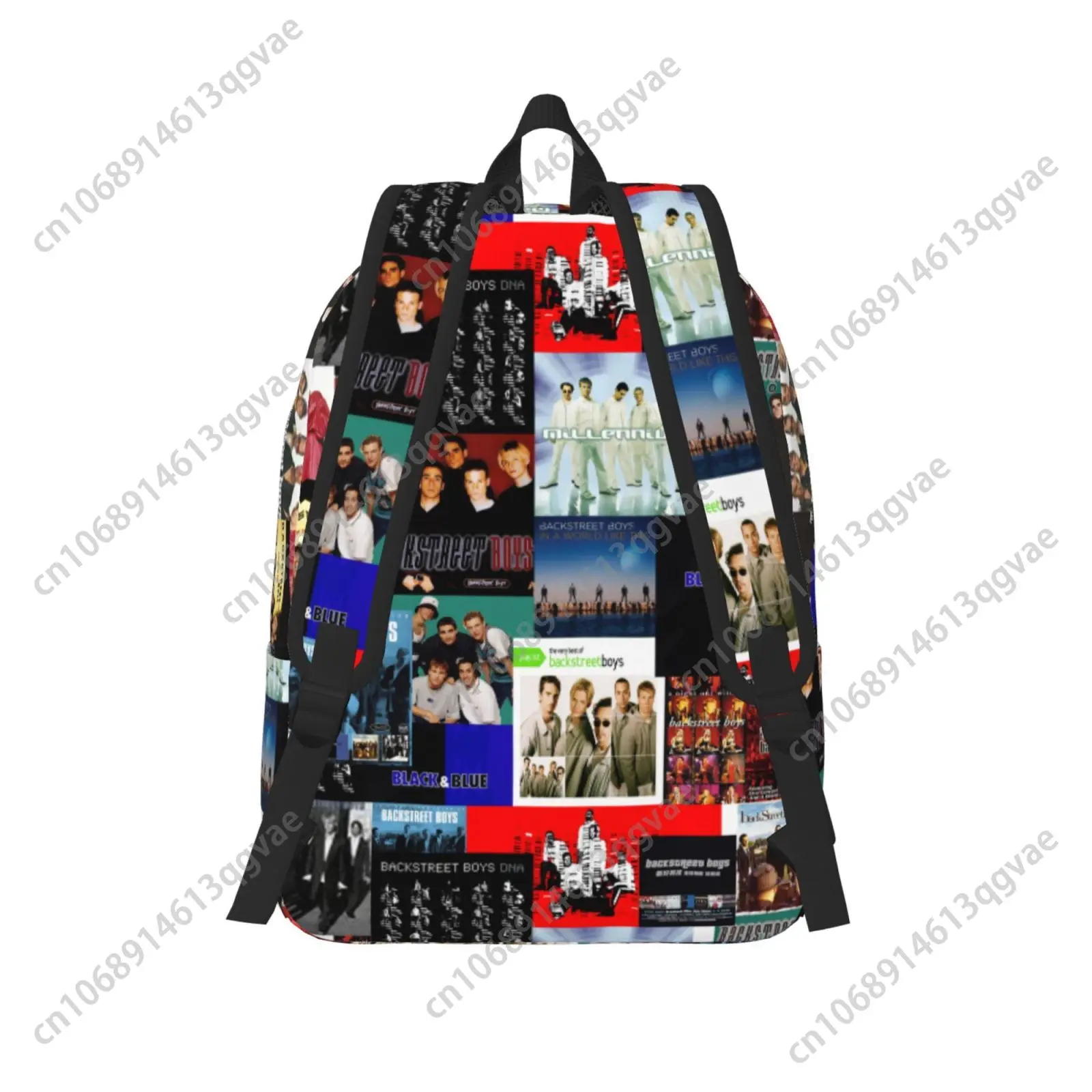 Hot Band Backstreet Boys BSB Custom Canvas Lightweight Backpack Fashion Durable Student Men Women Business Daypack
