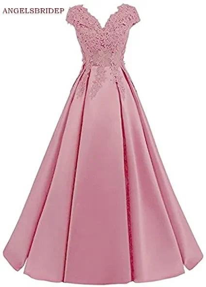 Quinceanera sukienki z dekoltem w serek Vestidos De 15 Anos formalna satynowa aplikacja słodka 16 suknie na imprezy urodzinowe księżniczki