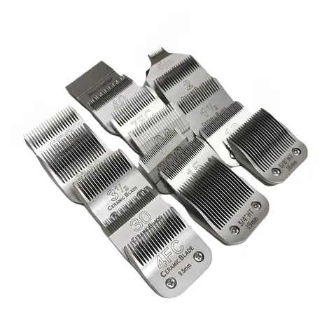 Professional Detachable Pet Dog Ceramic Blade Compatible with Andis AG, AGC, AGP, AGRC/Oster A5/Wahl KM Series Clippers