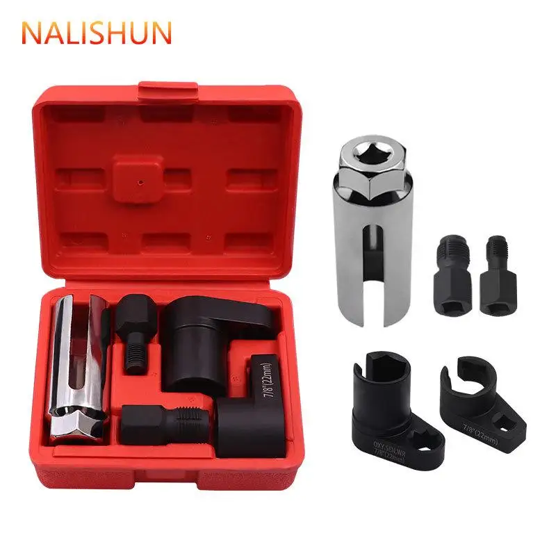 

1 set Oxygen Sensor Socket Wrench Set, Automotive O2 Sensor Removal & Installation Tool Kit with Thread Chasers
