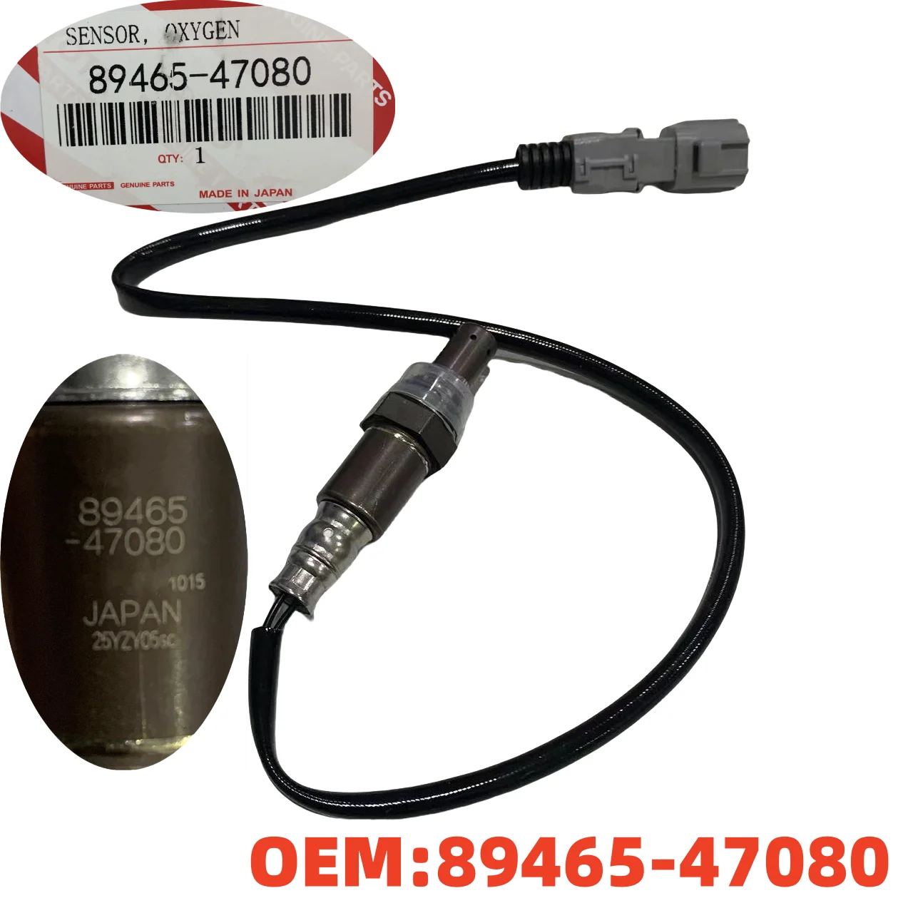 

89465-47080 Oxygen Sensor For Toyotar Hybrid Highlander Kluger 3.5 Toyota Auris Prius 1.5 1.8 Lexus CT200H RX450H 234-4400