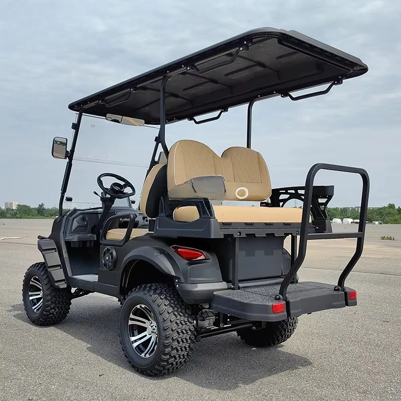 Высокопроизводительная бензиновая тележка для гольфа на 4 + 2 человека