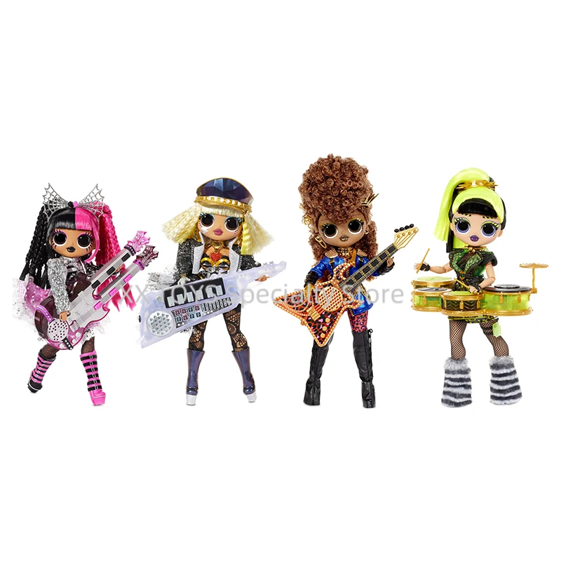 笑 サプライズ！ OMG 音楽リミックスロック Bhad Gurl 名声女王サプライズファッション人形グッズ人形プレイセット女の子の誕生日プレゼント
