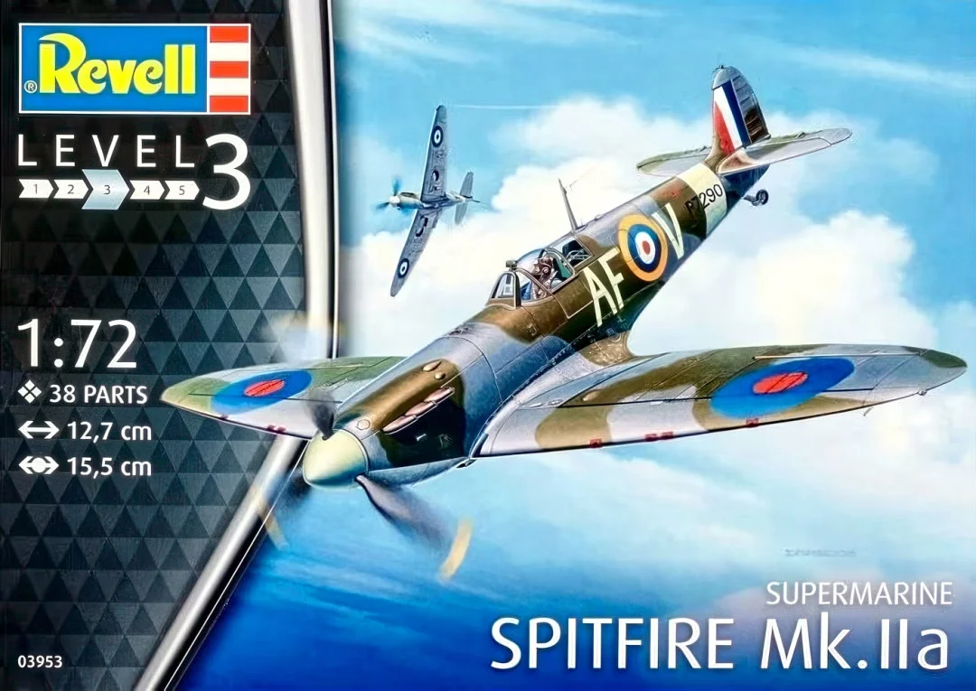 

Комплект масштабной модели самолета Revell 03953 Supermarine Spitfire Mk. IIa 1/72