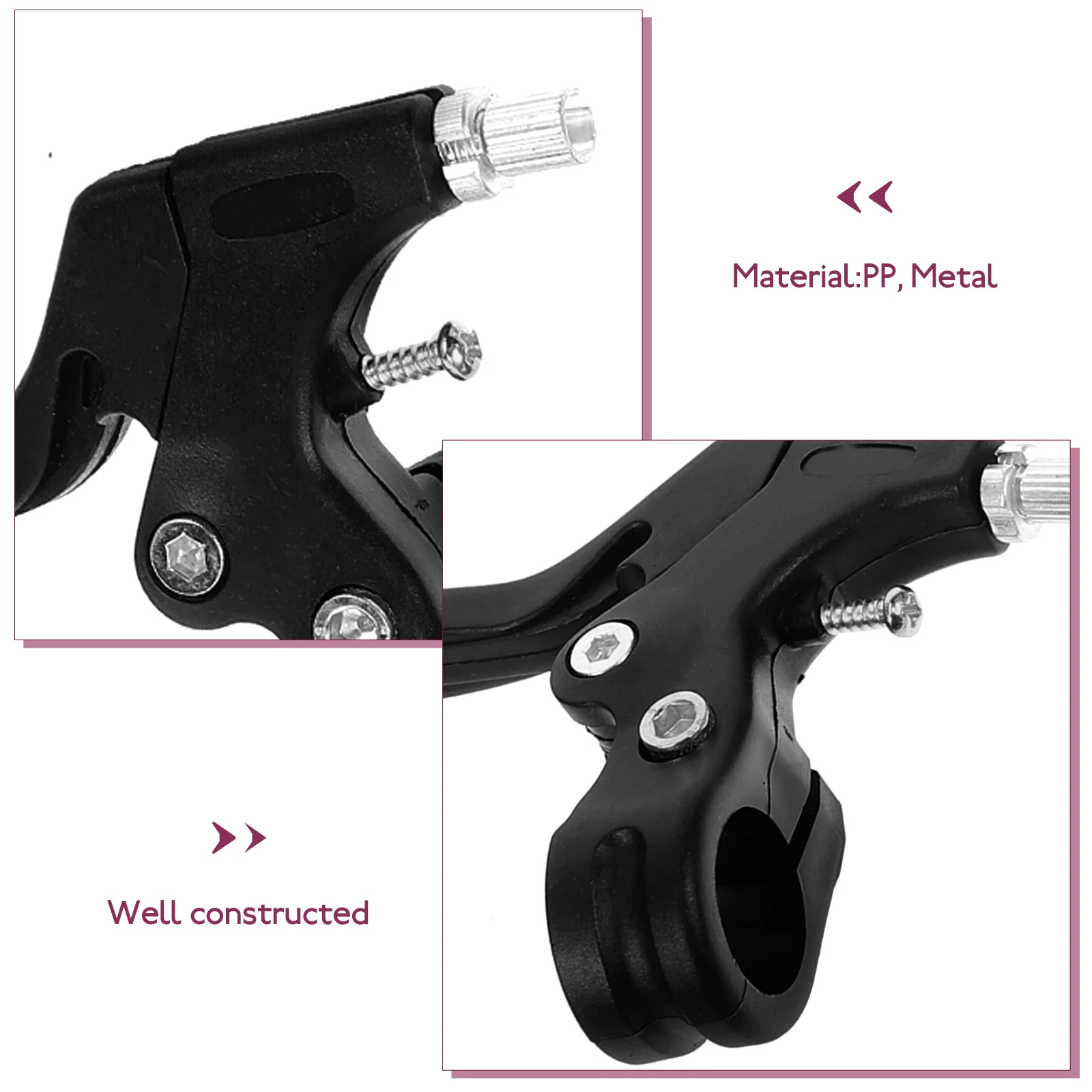 1 Pair Kids Bike Brake Lever Lightweight Durable Replacement For Children Bicycle Braking Handle Cycling Safety Part