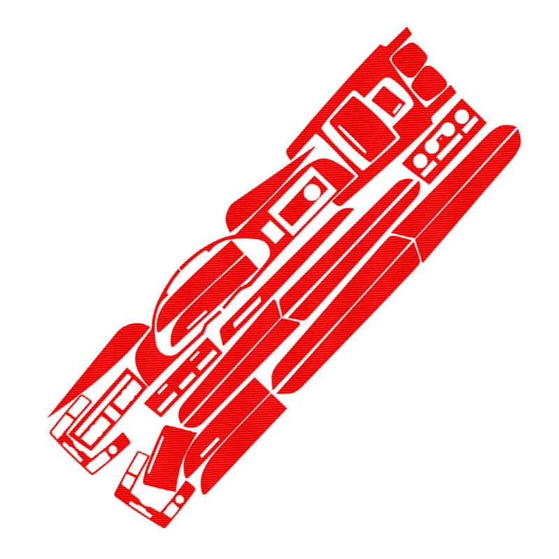 

Наклейка на переключатель стеклоподъемника автомобиля, подходящая для Audi A6 C6 2005-2009 2010 2011 LHD 3D красного цвета из углеродного волокна