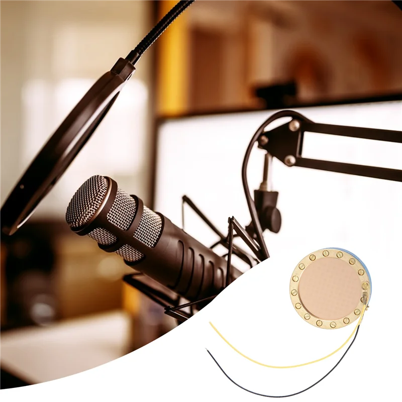 Excellent-34Mm Large Diaphragm Microphone Cartridge Core Recording Condenser Mic Capsule For Studio Recording Condenser Mic