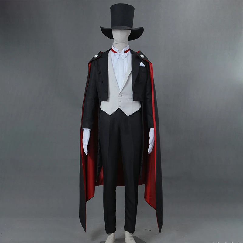 Cosplay Anime para homens e mulheres, máscara smoking, Mamoru Chiba, roupas completas de Halloween, Custom Made