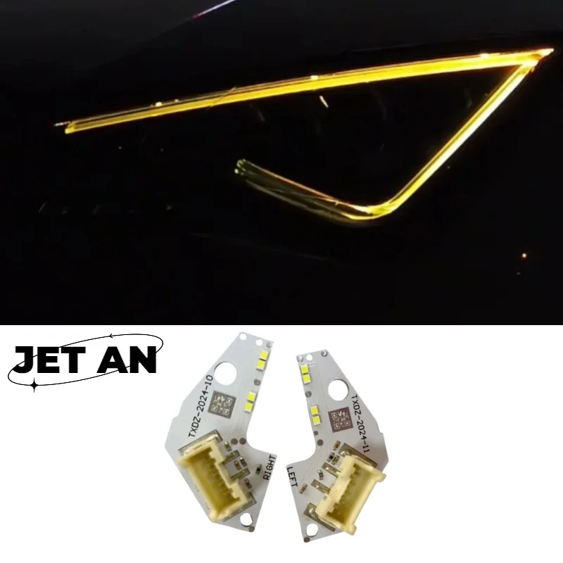 

Yellow DRL Boards For 2017-2020 Seat Leon Cupra LED Headlight Daytime Running Light Upgrade 5F0941475A 5F0941476A