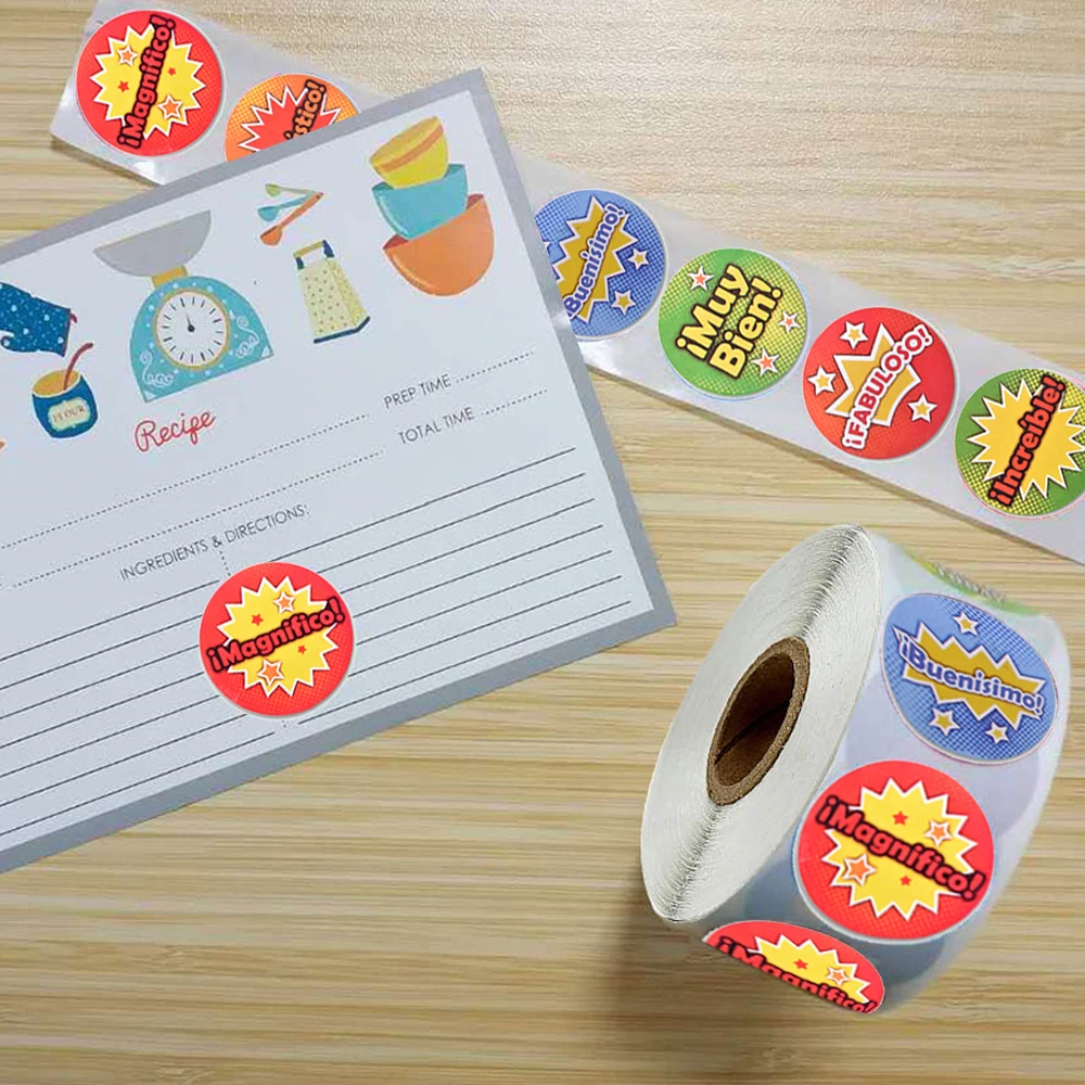 Милый мультяшный стикер для вознаграждения слова, стикер для воодушевления для детей, игрушечный конверт, запечатывающая наклейка для скрапбукинга, канцелярские принадлежности