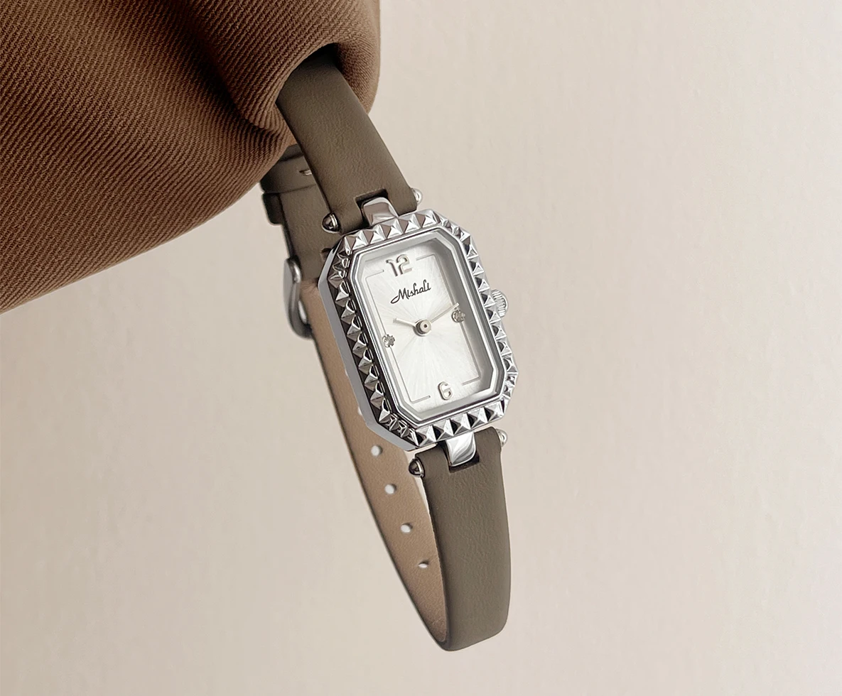

Women'S Luxury Small Square Watch, Exquisite And Petite Dial With A Sophisticated Feel, High-End Luxury Women'S Wristwatch.