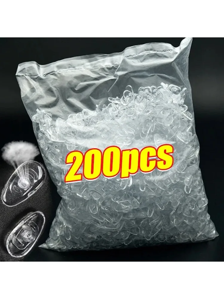 DIY Luftkammer Transparente Ovale Brillen-Nasenhalterung Silikon-Nasenhalterung Anti-Rutsch Sonnenbrillen-Brillenzubehör 2029