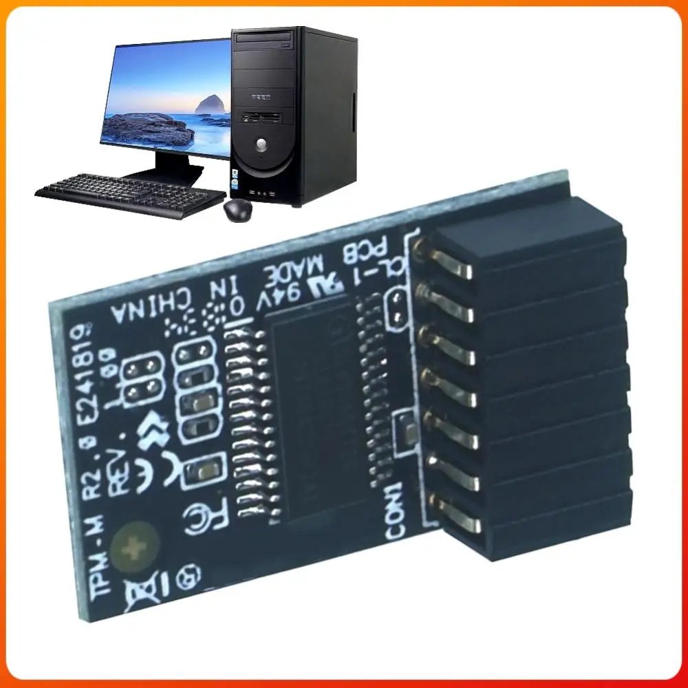 For Asus TPM-M R2.0 TPM Module LPC 14-1 Pin TPM-M R2.0 Hardware  Chip Trusted Platform Module for Asus Motherboards