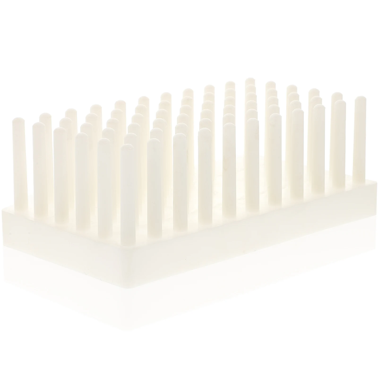 

66 Places Tube Rack White Blue Plastic Large Capacity Test Tube Rack Lab Classroom Home Gradillas Kit Storage