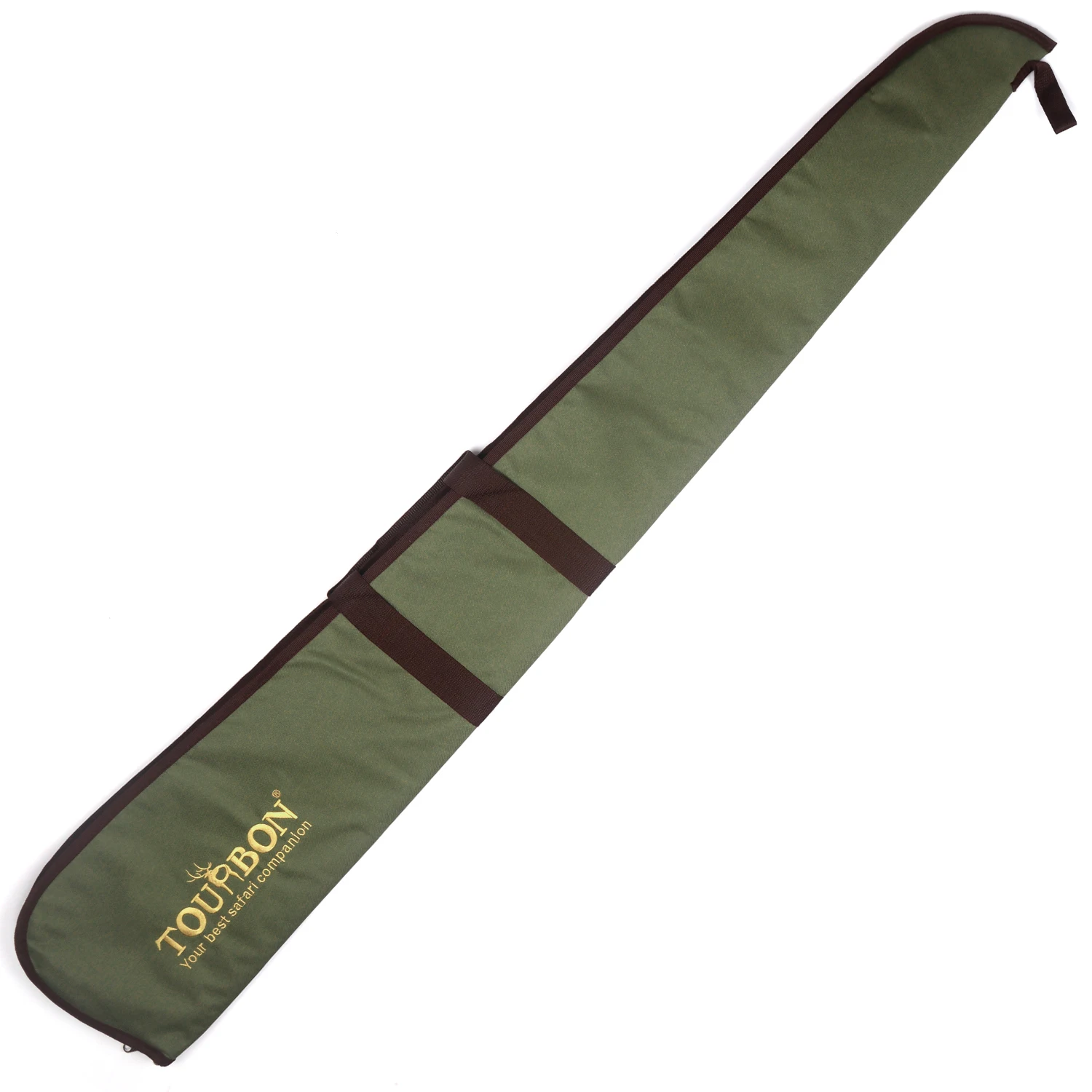 Tourbon Hunting Shotguns Case Gun Bag Range Protection Slip Padded Carrier 128CM Green Nylon Gun Accessories