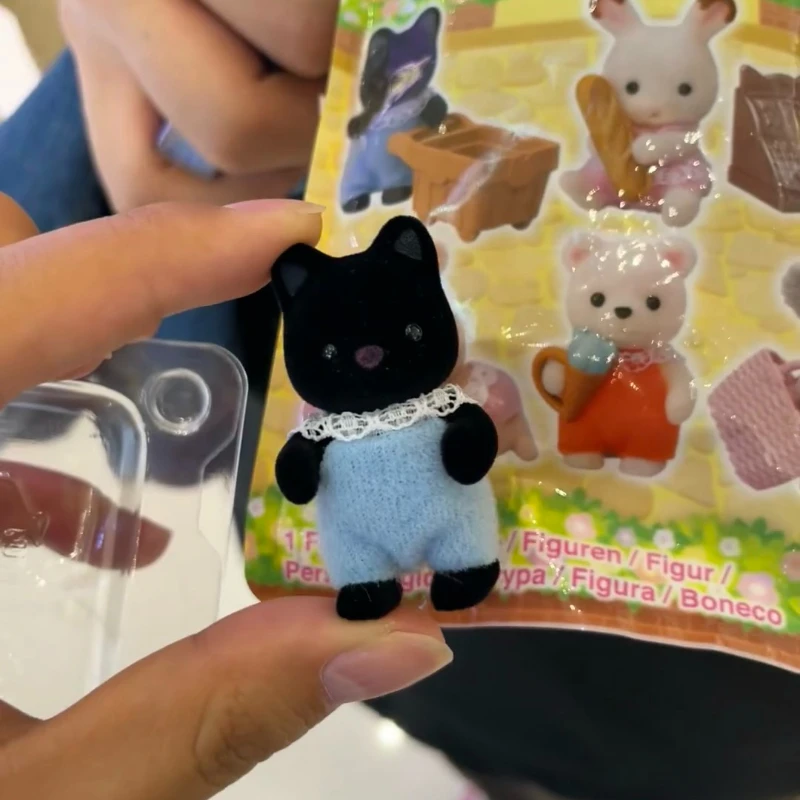 ألعاب عائلات سيلفانيان شخصيات لطيفة لعبة المطابخ للفتيات مجموعة المطبخ للأطفال ألعاب أطفال كاليكو كريترز أنيمي