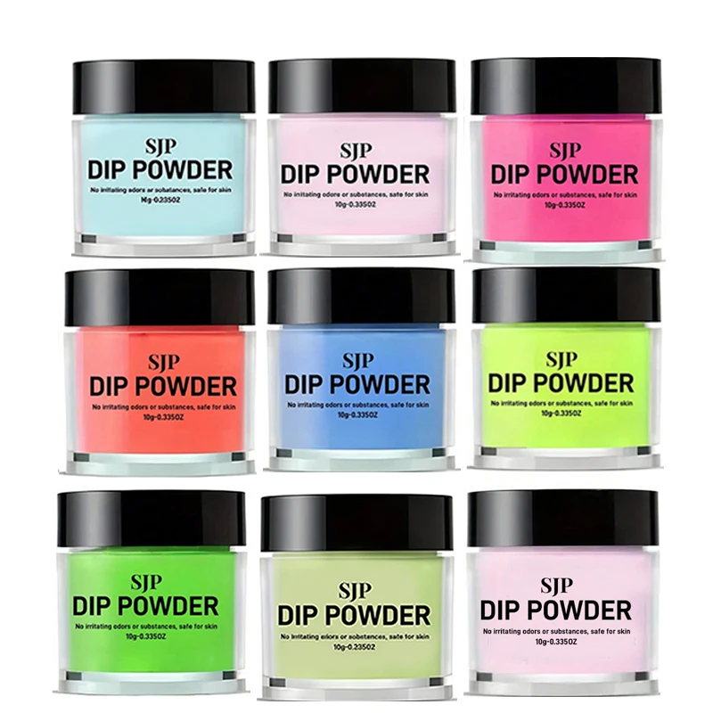 1 pièces poudre acrylique couleur Dip poudre, poudre de trempage des ongles et poudre acrylique pour manucure française, pour les ongles à la maison