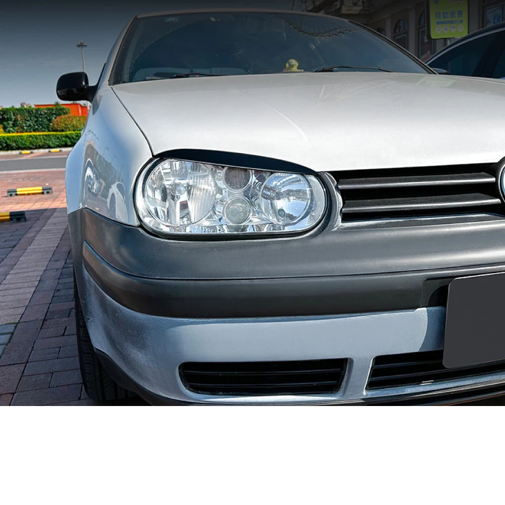 For 1997-2002 Volkswagen Golf 4 High 4 MK4 Front Headlight Eyebrow Car Stickers Cross border Modification Parts - view 2