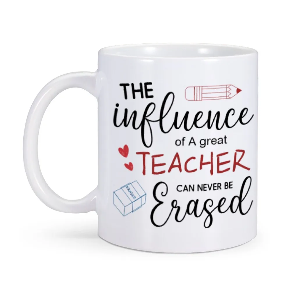 Teacher Coffee Mug 11oz Office Ceramic Cup Teacher's Day Appreciation Gift for Women Men Christmas Thanksgiving Birthday Present