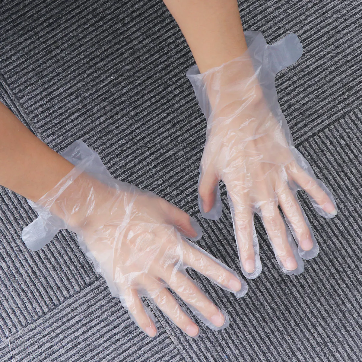 800Pcs Disposable Plastic Gloves One-Off Foot Strap No Poisonous Elements Hand Foot Protection Disposable Gloves