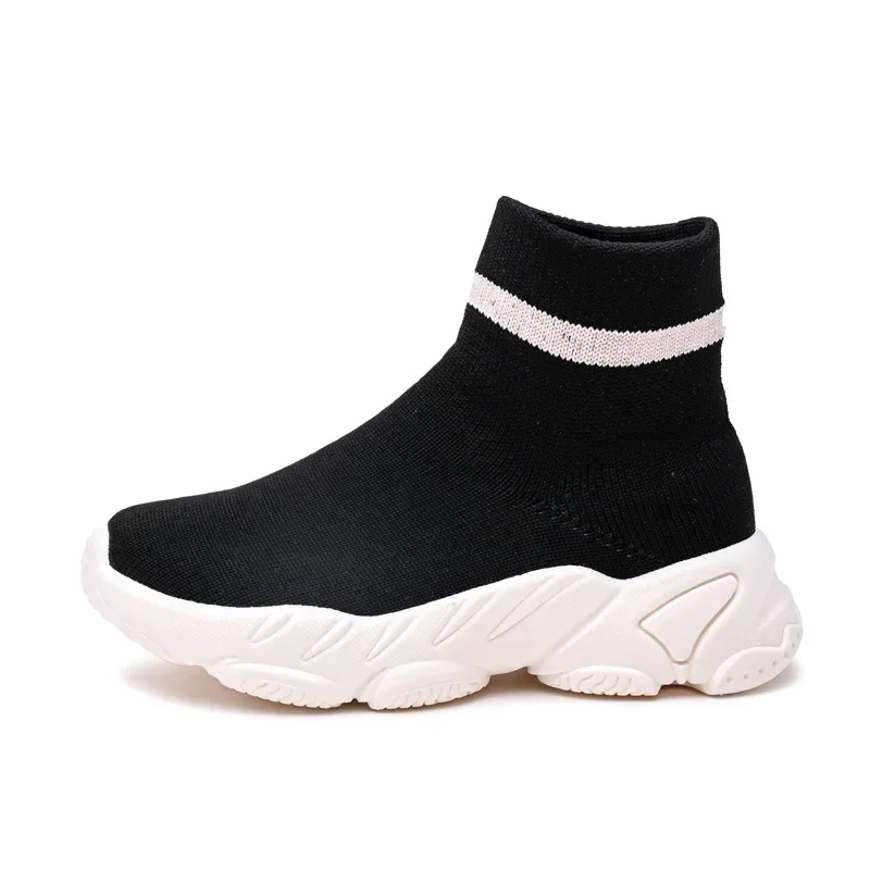 Size 26-37 Children Net Shoe Boys Girls New Spring Autumn Socks Shoes Sneakers Fashion Casual Running Shoes for Kids Sport Shoes