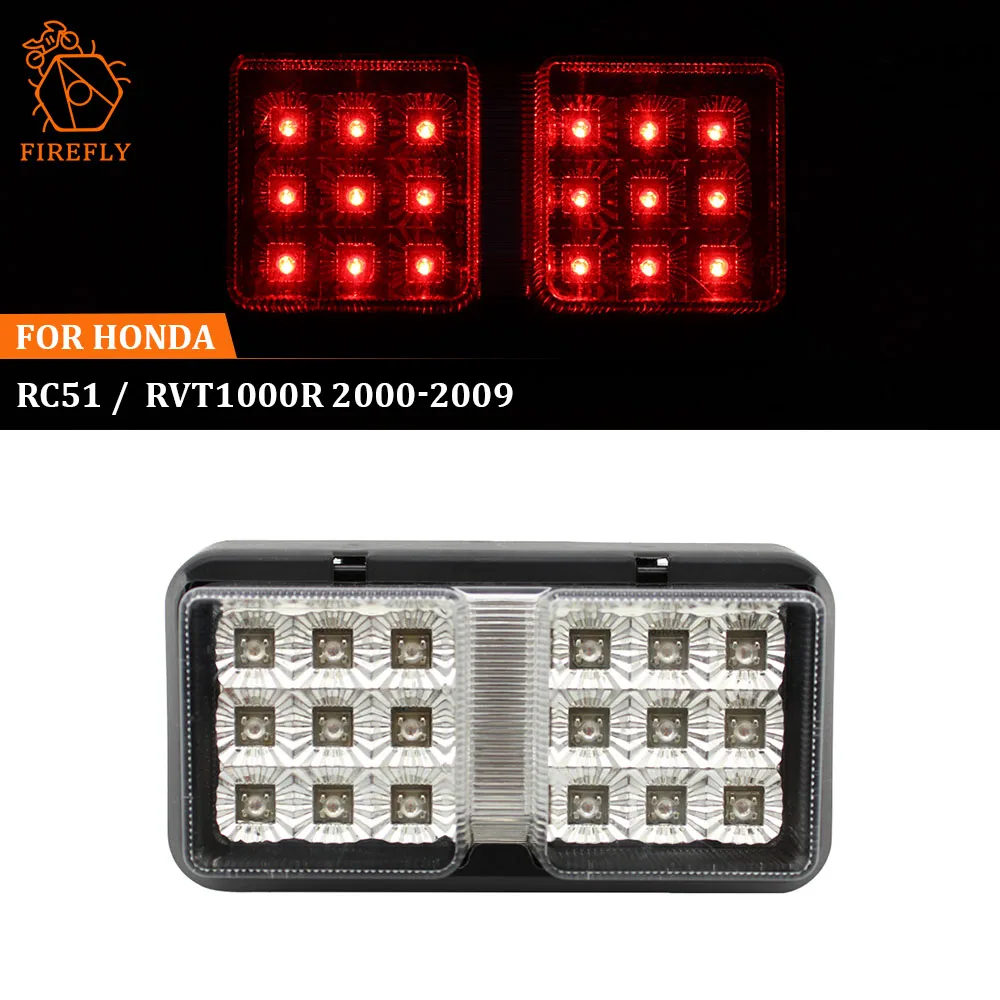 

Motorcycle Integrated LED Tail Light Turn Signals For Honda RC51 RVT1000R 2000-2009 VTR-SP1 VTR-SP2 Rear Stop Light Accessories