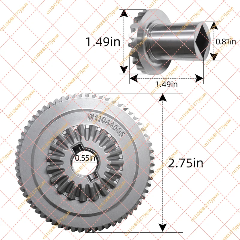 Mixer Attachment Gear Hub Kit W11192794 4159643 4161403 9703905 9703907 W11175138 for KitchenAid Replacement