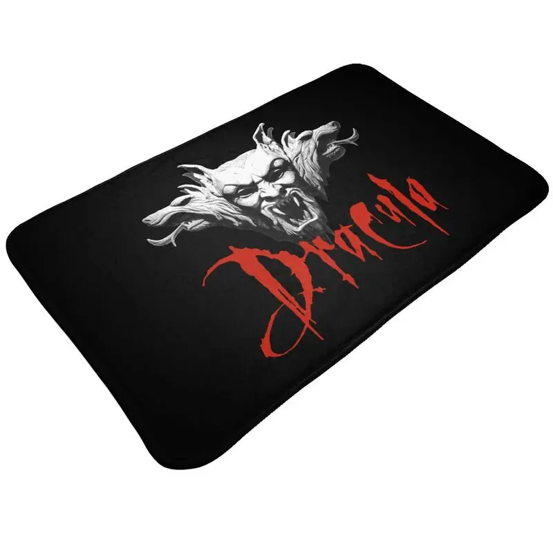 Dracula Bram Stoker Vampire Horror Movie Mat Rug Carpet Floor Cushion Bathroom Waterproof Bath Floor Mat