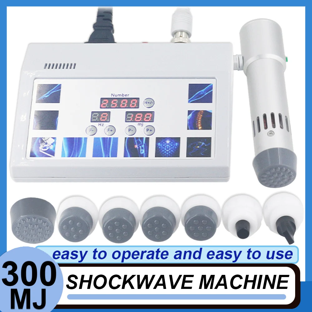 

300mj Shockwave Therapy Machine Effectively Relieve Patellar Tendinitis Plantar Fasciitis Fatigue Relax Massage Body Shock Wave