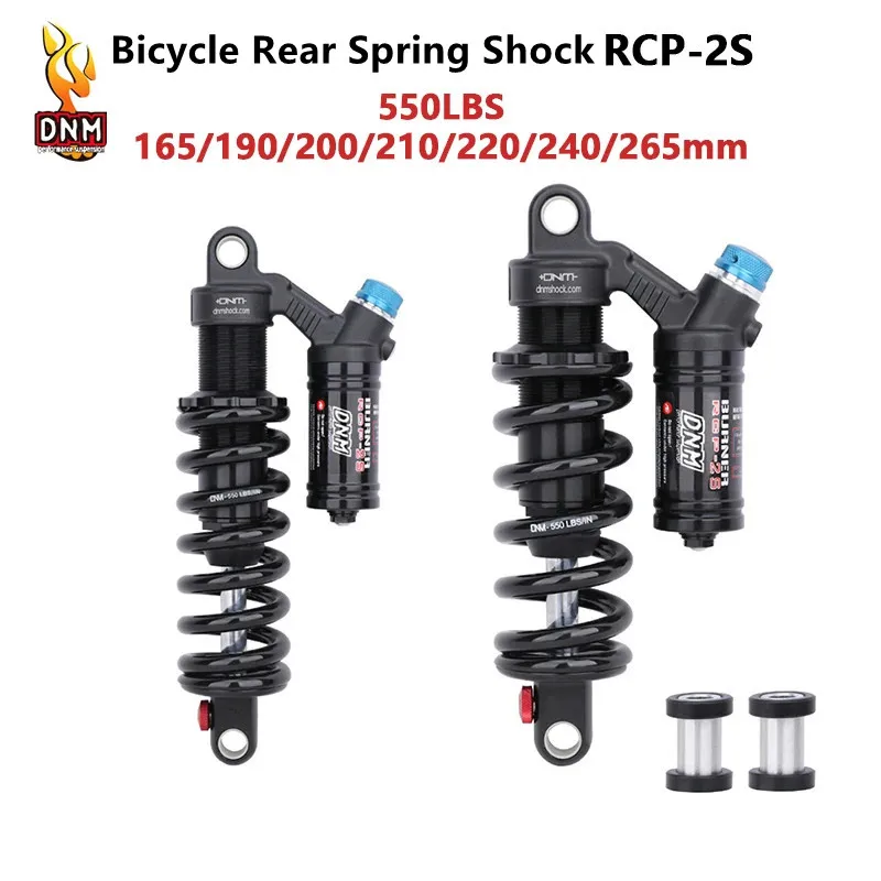 Bicycle Rear Spring Shock Absorber Mountain Bike Shock Absorber Compressor Bicycle Soft Tail Folding Bike Spring Shock Absorber