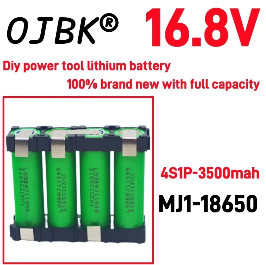 18650 MJ1 Rechargeable Lithium-ion Battery Electric Screwdriver Drill 3S1P 3S2P 4S1P 4S2P 5S1P 5S2P 3500mAh 7000mAh