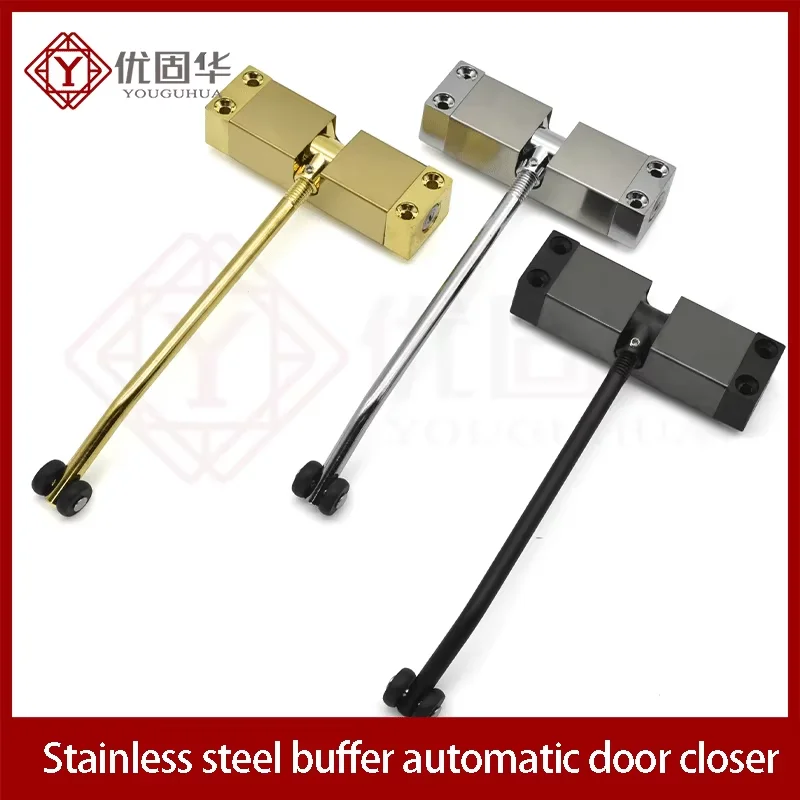 Stainless Steel Automatic Spring Door Closer Door Closing Device Can Adjust The Door Closing Device Furniture Door Hardware