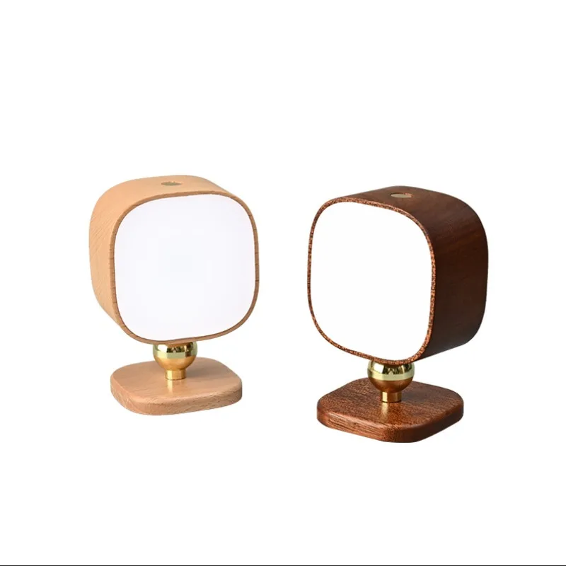

Nice Radar Sensing Solid Wood Night Light Portable Wireless Charging Desk Lamp Intelligent Human Body Sensing