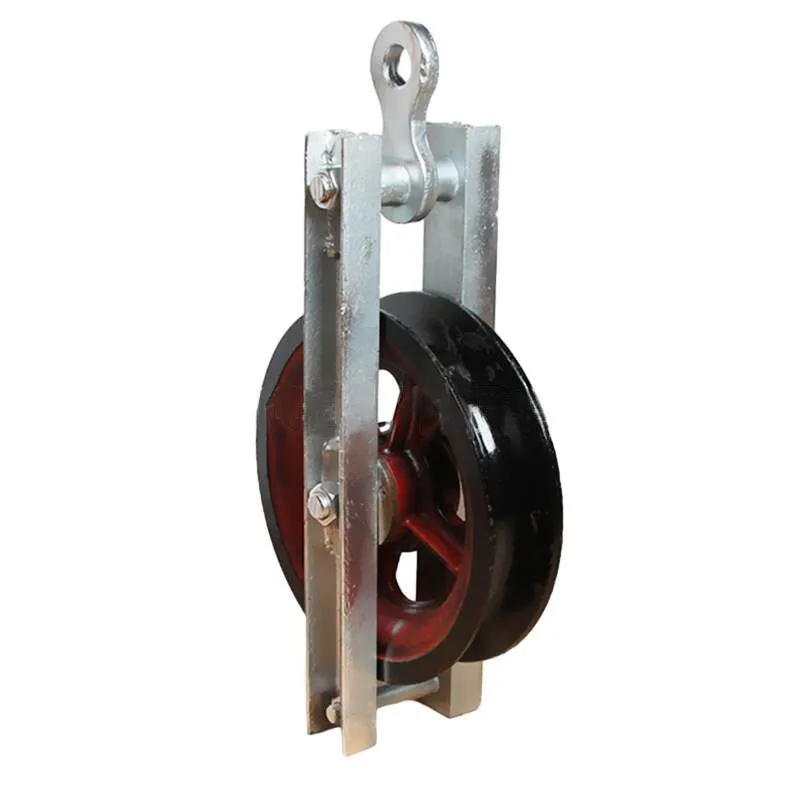 بكرة توجيه السرعة، بكرة سلكية من نوع حلقة فولاذية ذات قطر كبير #4