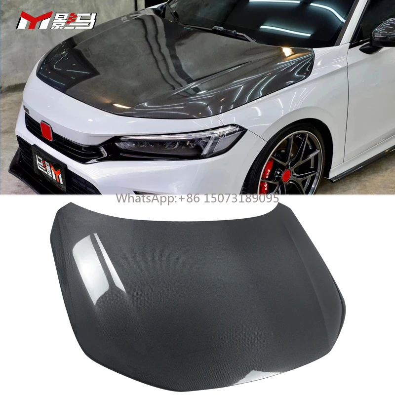

2021-2024 for Honda for Civic 11th Gen OE Style Carbon Fiber Engine Hood New Condition Car Carbon Cover