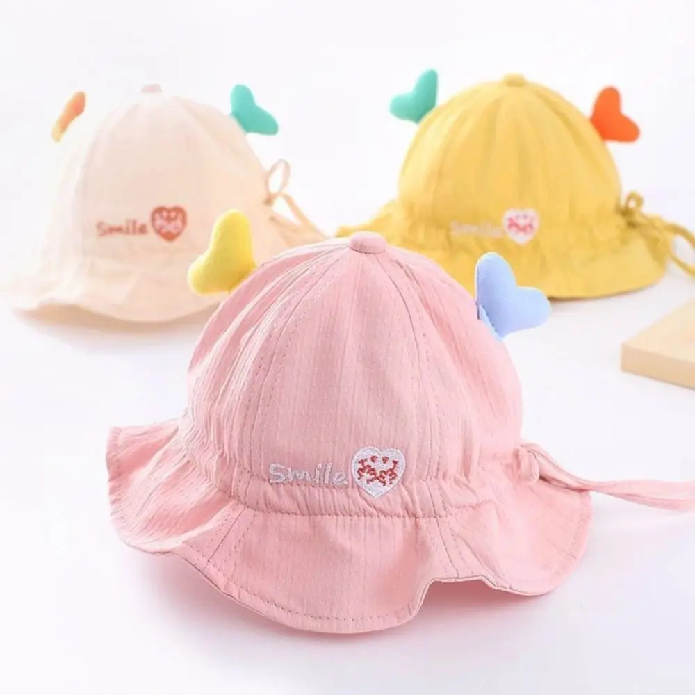 Anti-UV Soft Kids Fisherman Hat Cartoon Cotton Children's Cap Sun Protection Cap Boys Girls