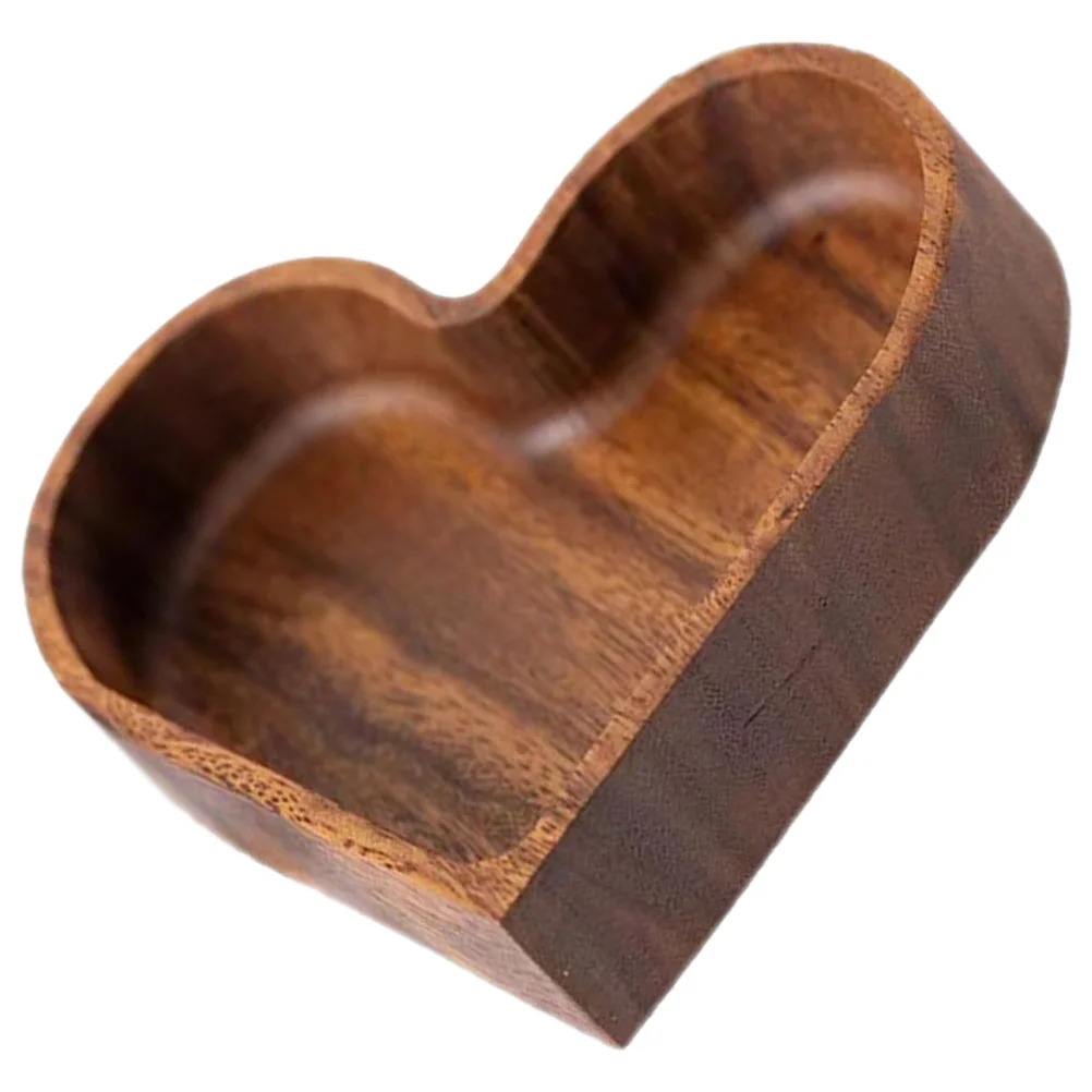 

Storage Fruits Heart Shaped Jewelry Display Tray Wooden Large Charcuterie Board Serving