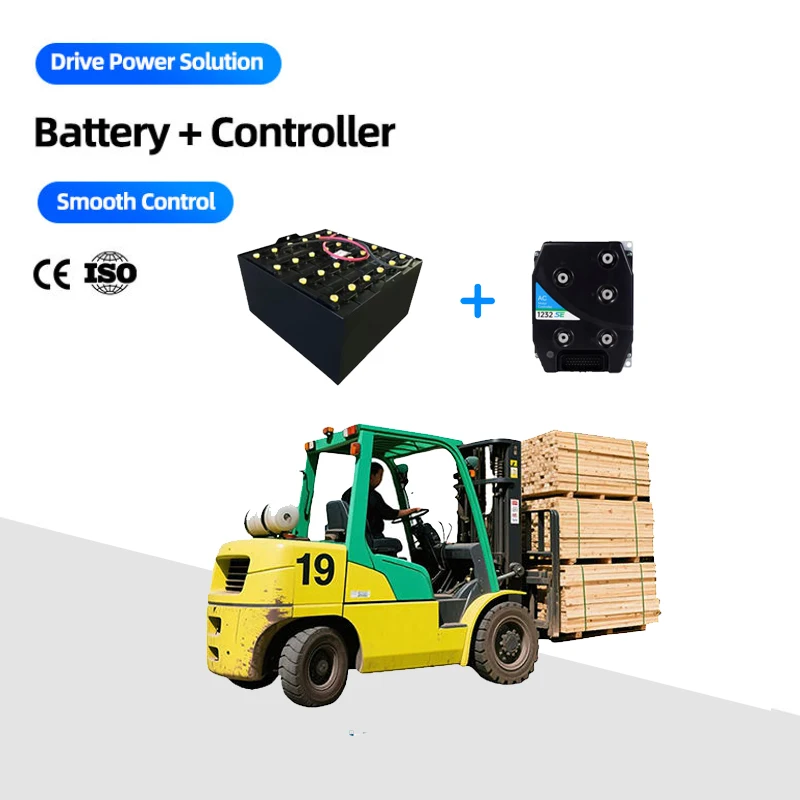Forklift Lithium Battery with Controller 24V 48V 80V Electric Forklift Power Control System Kit