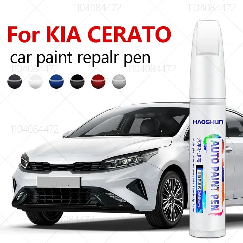 Paint Repair Pen Touch Up Scratch Remover DIY Auto Accessories Black White Silver Gray Red Blue For KIA CERATO 2018-2025 BD