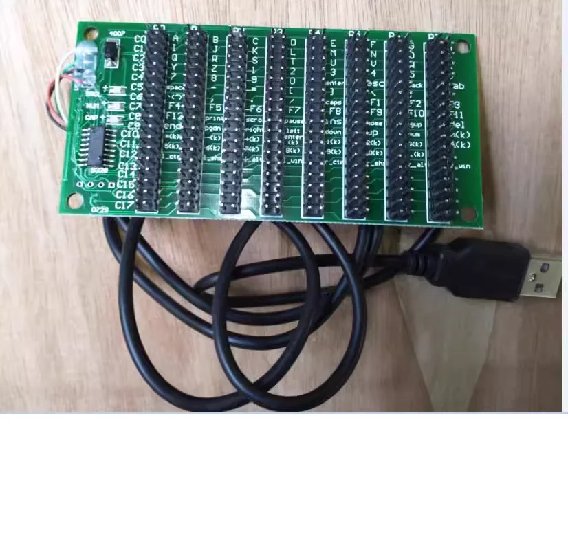 

USB Keyboard Hid Module Ch9328 Module Chip Scanning Full Keyboard 104 Key Nanchang Risheng Electronics