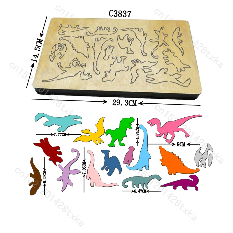 

New dinosaur Wooden die Scrapbooking Cutting Dies C3837