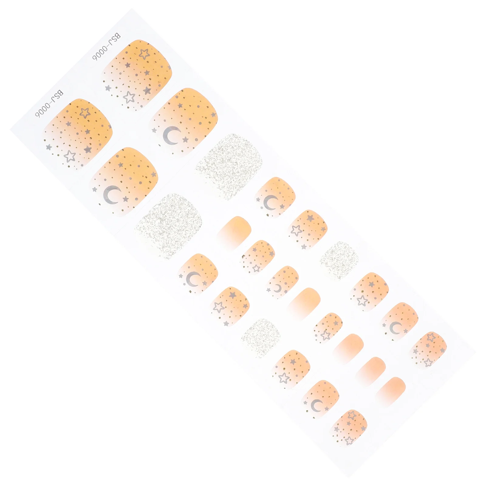 1 Juego de tiras de esmalte de uñas en Gel, pegatinas para uñas, fácil de quitar, esmalte de uñas en Gel de larga duración, pegatinas para uñas para mujeres