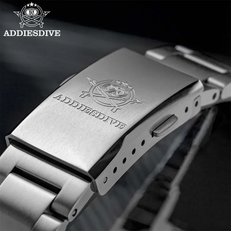 ADDIESDIVE Механические часы reloj hombre Gradient Blue Dress Автоматические часы Водонепроницаемые 10 барные зеркальные стеклянные часы