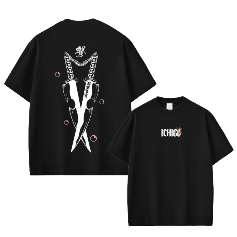 Demon Slayer Blade Extra Large Printed T-shirt Anime Printed Men's and Women's Clothing Harajuku Style Y2K